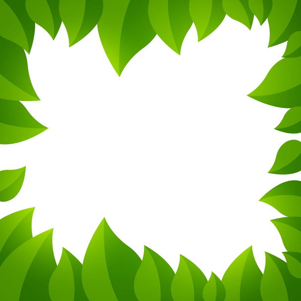 feuilles vertes - Vecteur, image