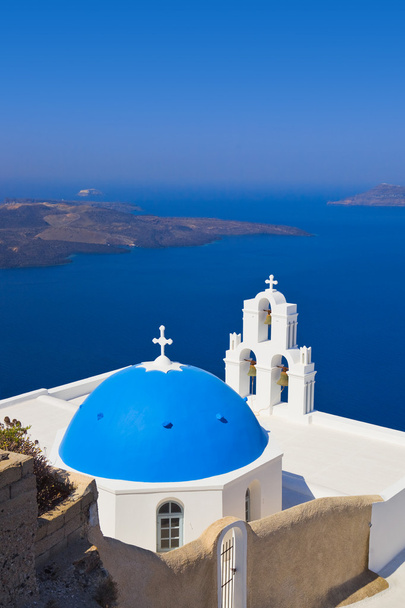 Kościoła Santorini - Grecja - Zdjęcie, obraz