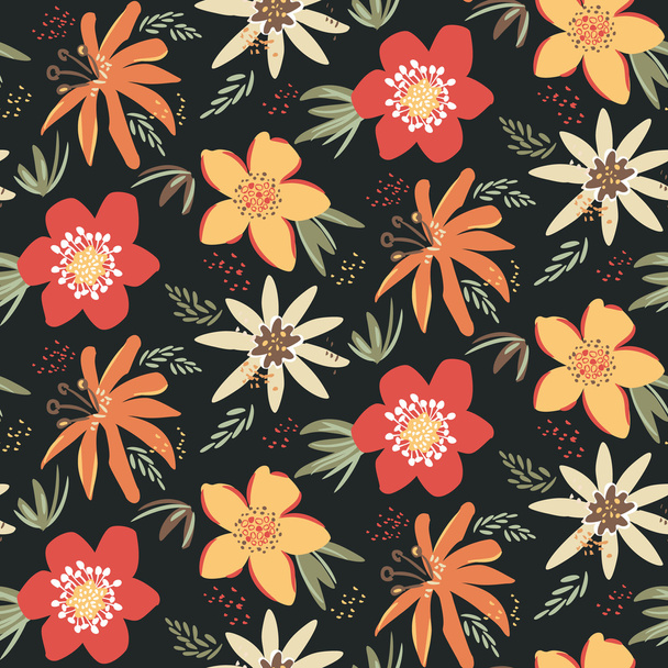 Flower pattern - Vector, Imagen