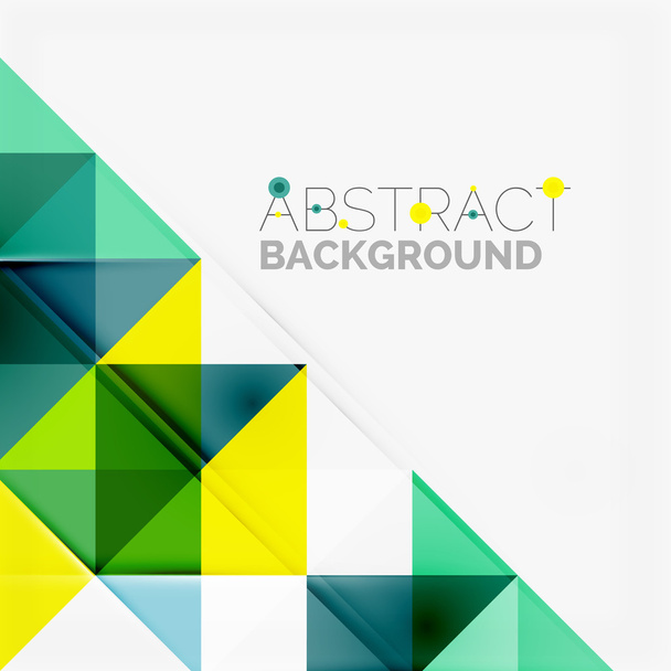 Abstract geometric background. Modern overlapping triangles - Vector, Image