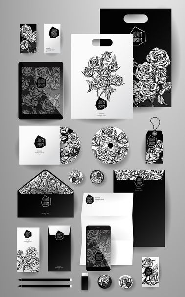 Abstract  business set. Corporate identity templates - Vecteur, image