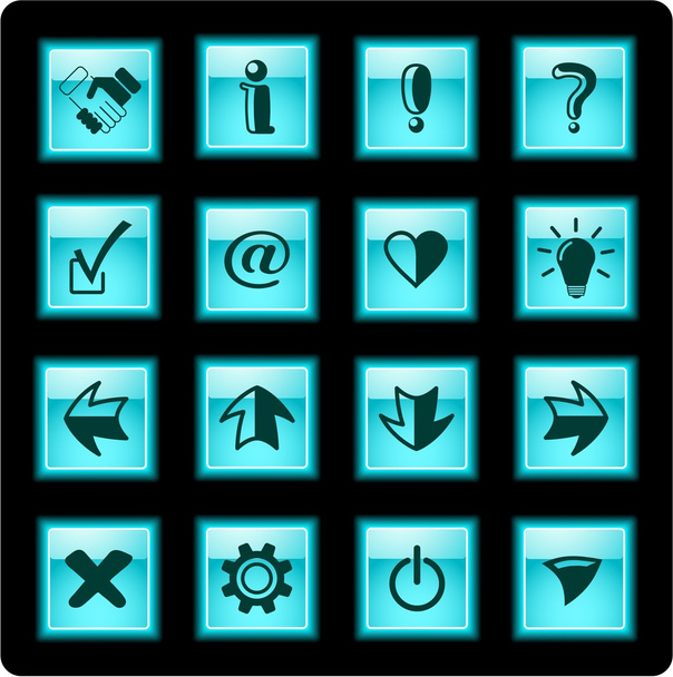 Signs icons - Vektor, kép