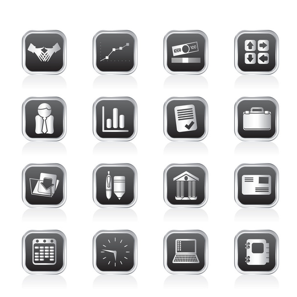 Business and Office icons - Vektor, Bild