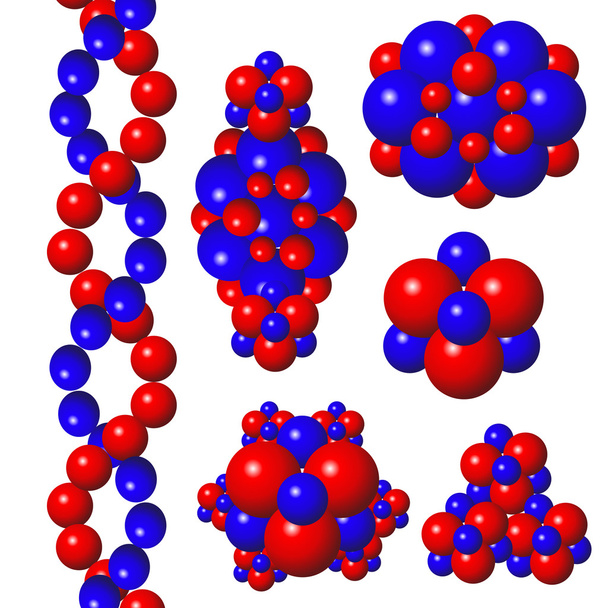 molekulare Struktur - Vektor, Bild