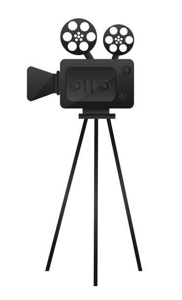 film cinema camera - Vector, Image
