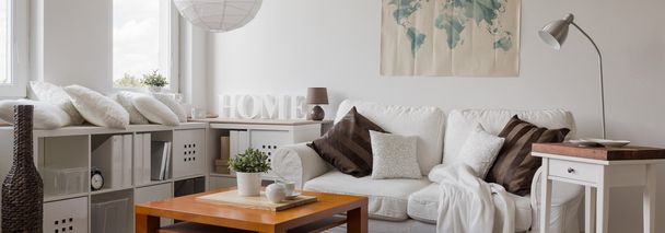 White living room - Φωτογραφία, εικόνα