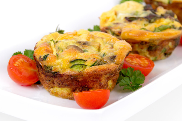 egg omelet muffin cup dinner - Photo, Image