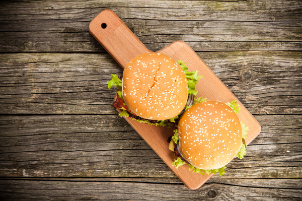 lahodný hamburger - Fotografie, Obrázek