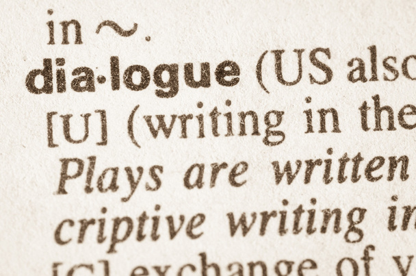 Definizione del dizionario di parola dialogo
  - Foto, immagini