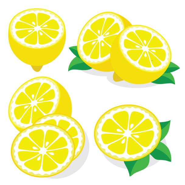 ilustrações vetoriais de limão
 - Vetor, Imagem