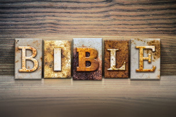 Bijbel Concept boekdruk thema - Foto, afbeelding