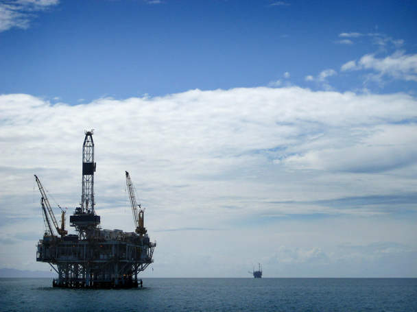 Plate-forme de forage pétrolier offshore - Photo, image