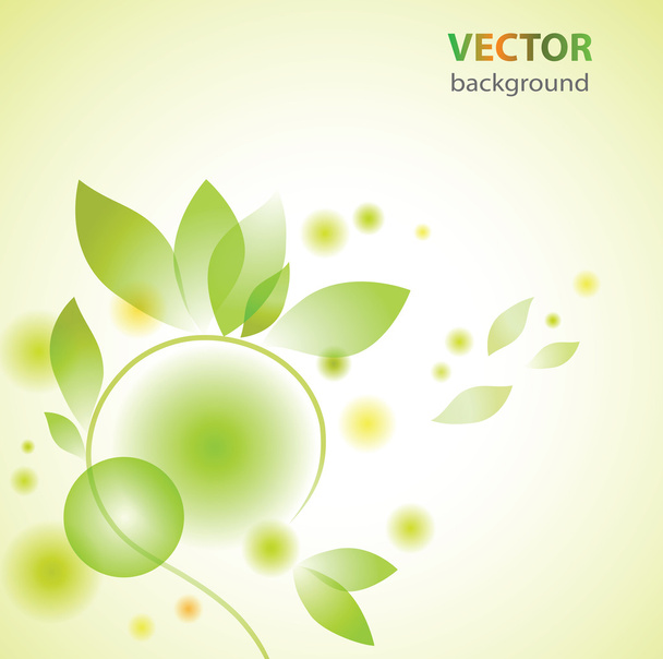 Abstract leaf background - Vector, Image
