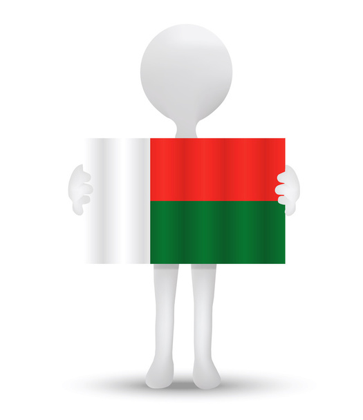 República de Madagascar
 - Vector, imagen