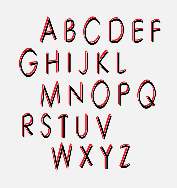 alphabet. Design elements  - Vektor, obrázek