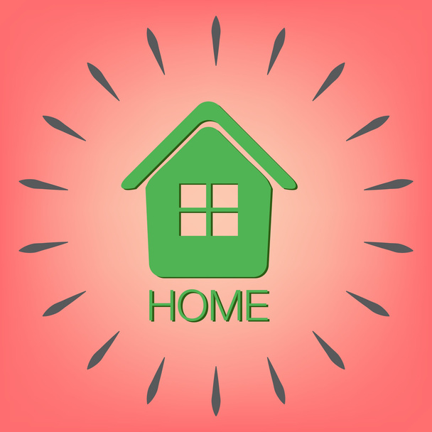 House icon. Home sign - Vektor, Bild