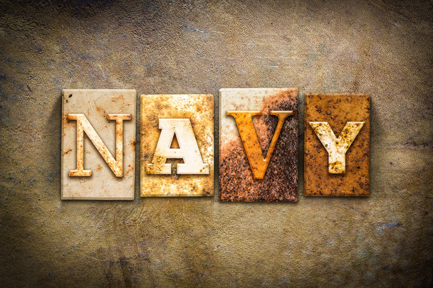Navy Concept Letterpress nahka teema
 - Valokuva, kuva