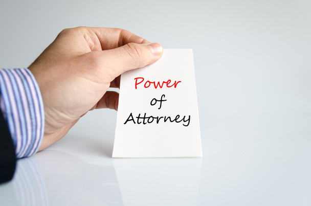 Power of attorney Text Concept - Photo, Image