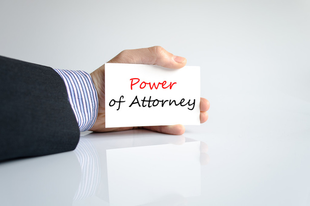 Power of attorney Text Concept - Photo, Image