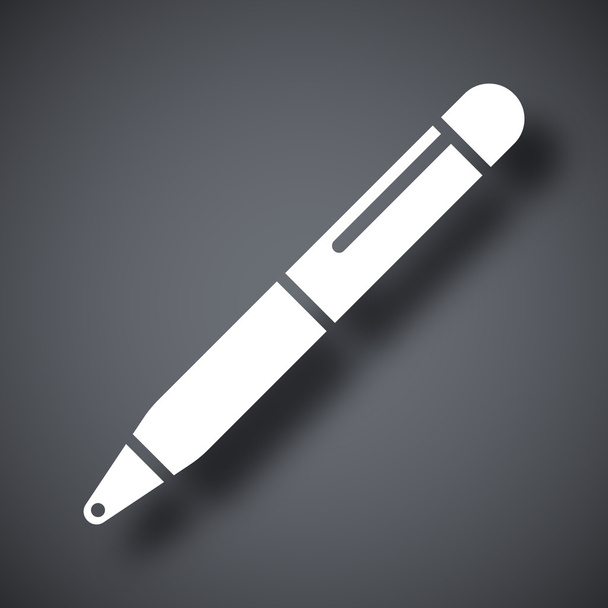 Значок шариковой ручки
 - Вектор,изображение