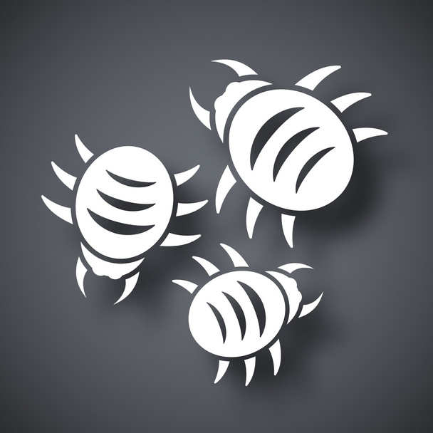 bugs, icône de virus
 - Vecteur, image