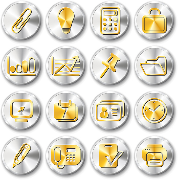Office icons - Вектор,изображение