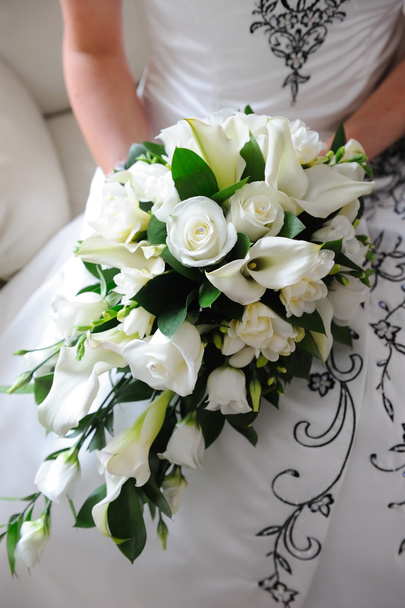 Brides white roses. - Photo, Image