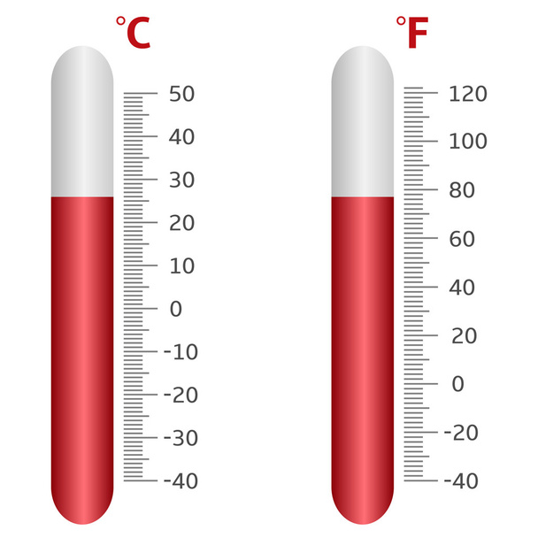 hőmérő ikonok - Vektor, kép