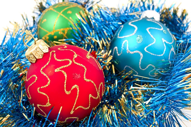 Varicoloured ball as holiday background - Фото, зображення