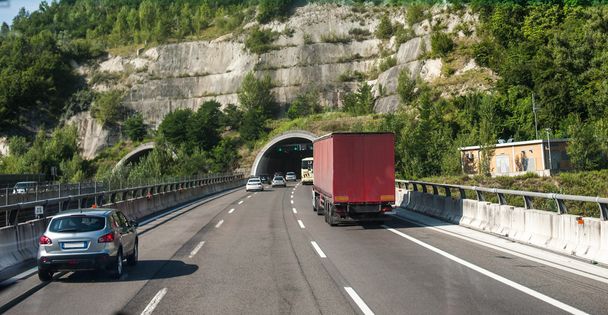 Road leading to the tunnel, Europe - Photo, Image