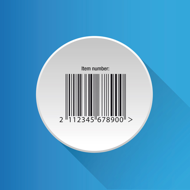 Barcode-Etikettenvektor - Vektor, Bild
