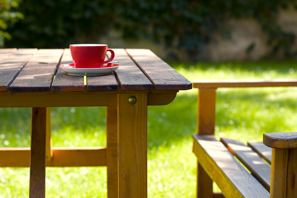 Садовое кафе
 - Фото, изображение
