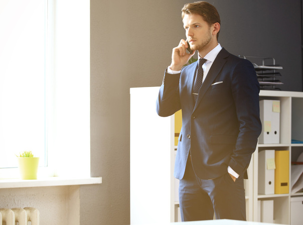 businessman speaking on the phone - Photo, Image