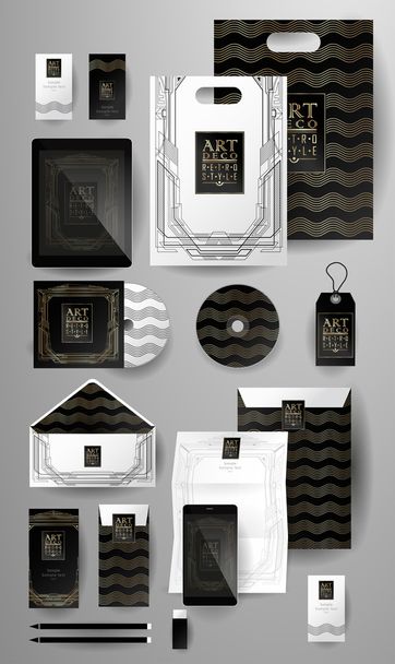 Abstract  business set. Corporate identity templates - Διάνυσμα, εικόνα