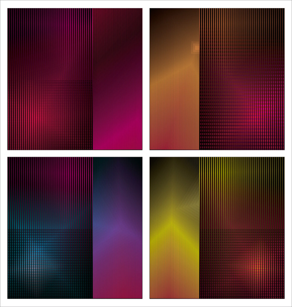 Abstract background - Set - Vector, afbeelding