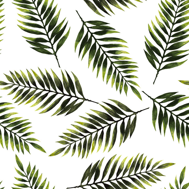 Palm leaf pattern - Вектор,изображение