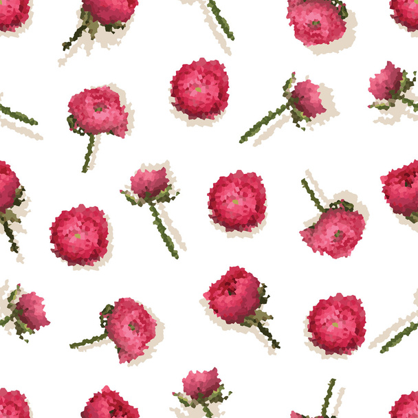 patroon roze - Vector, afbeelding