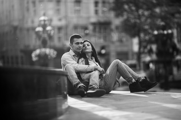Couple  in the city - Photo, Image