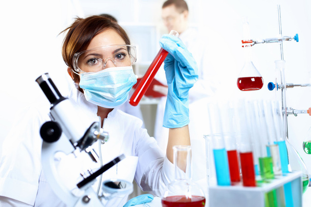Scientists in laboratory - Fotó, kép