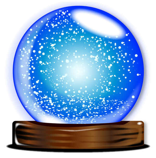 Glass Globe Smow Storm - Вектор,изображение