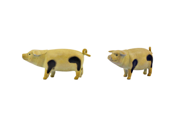 Geïsoleerde varken speelgoed - Foto, afbeelding