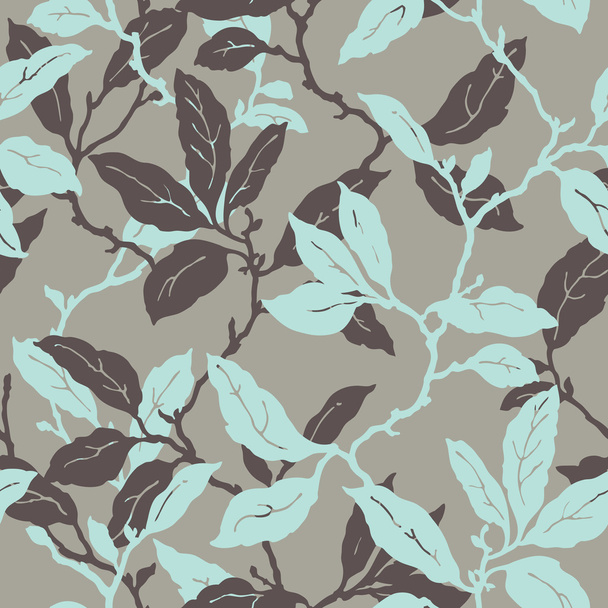 summer leaves pattern - Vector, Imagen