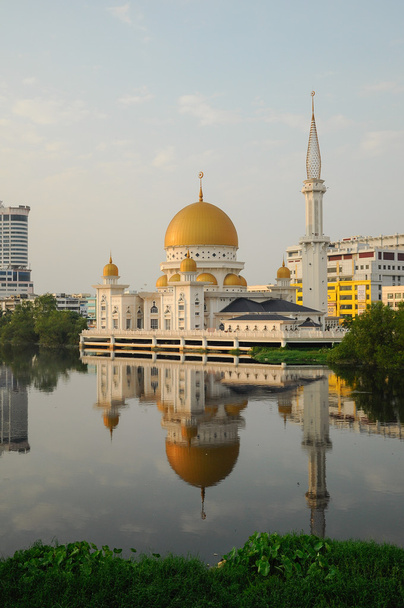 Aka Klang królewskiego miasta Meczet Masjid Bandar Diraja Klang w Klang, Malaysia - Zdjęcie, obraz