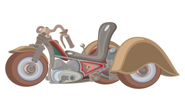 Трицикл для взрослых детей
 - Вектор,изображение