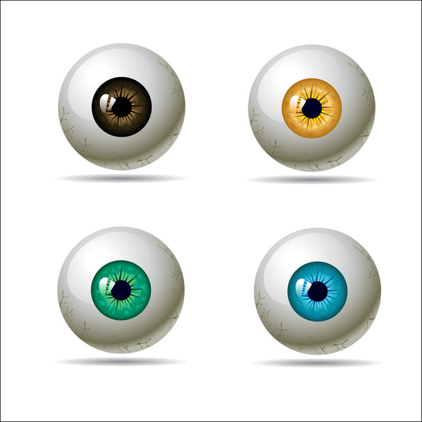 Векторний набір кульок очей
 - Вектор, зображення