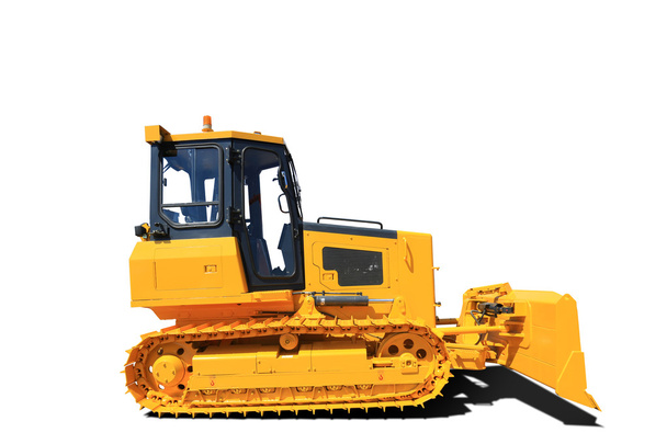 Yellow new tractor - Photo, Image