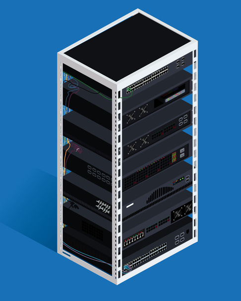 Server rack - Vector, Image