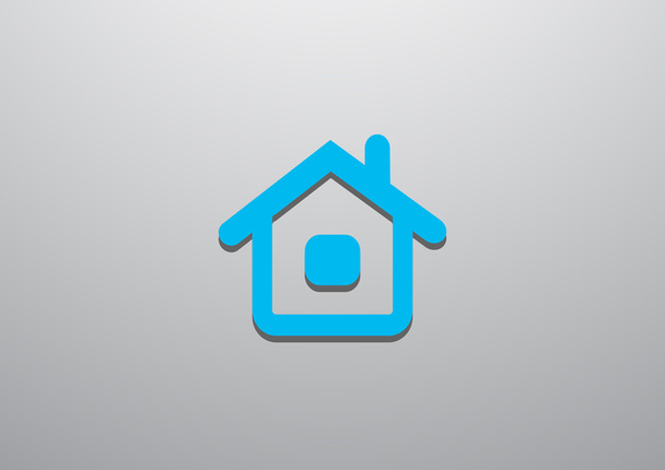 Home simple web icon - Vettoriali, immagini