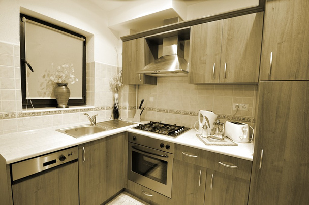 moderne keuken - Foto, afbeelding