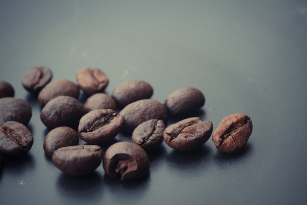grãos de café com efeito de filtro estilo vintage retro - Foto, Imagem